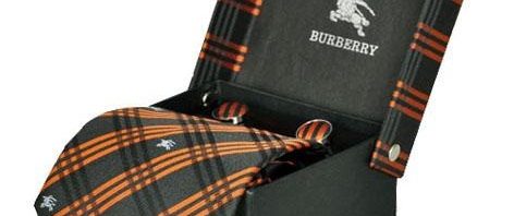 Gravata+Abotoaduras Burberry