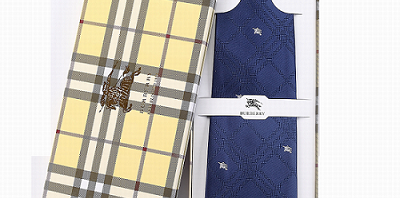 Gravata+Abotoaduras Burberry
