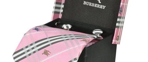Gravata+Abotoaduras Burberry