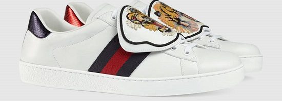 Gucci Tênis 'Ace' com Patches removíveis