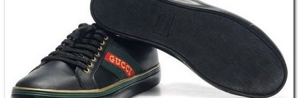 Gucci Tênis Casual Couro