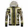 Jaqueta Cornici com capuz Versace