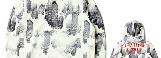 Jaqueta com capuz Off White