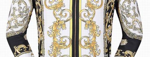 Jaqueta estampa barroca Versace