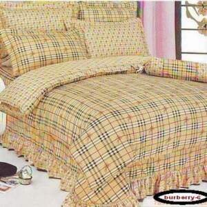 Jogo de Cama Casal King Size 6 Pçs. Burberry
