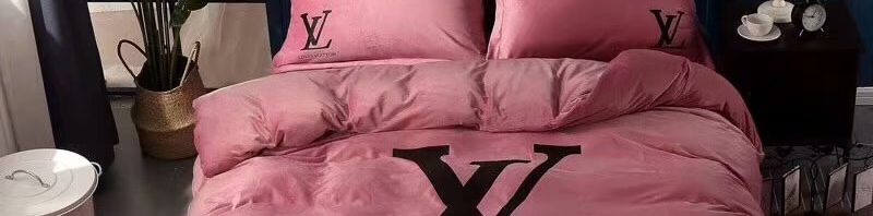 Kit Coordenado Jogo de Cama 4 Pçs. Casal King Size Louis Vuitton