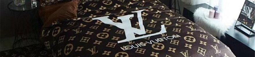 Kit Coordenado Jogo de Cama 4 Pçs. Casal King Size Louis Vuitton