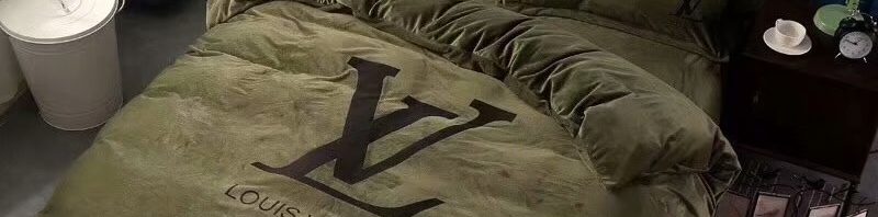 Kit Coordenado Jogo de Cama 4 Pçs. Casal King Size Louis Vuitton