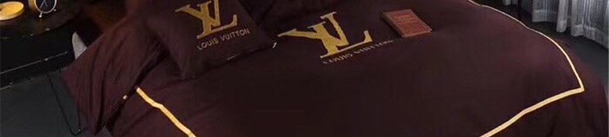 Kit Coordenado Jogo de Cama 4 Pçs. Casal King Size Louis Vuitton