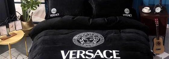 Kit Coordenado Jogo de Cama King Size Versace 4 Peças