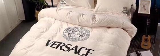 Kit Coordenado Jogo de Cama King Size Versace 4 Peças