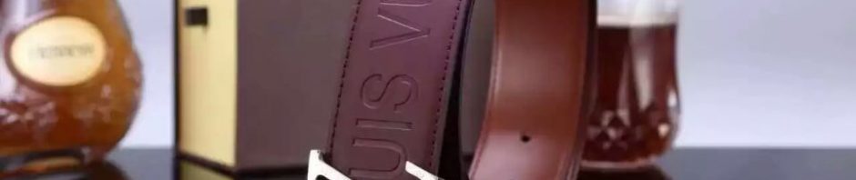 Louis Vuitton Cinto de Couro Marrom
