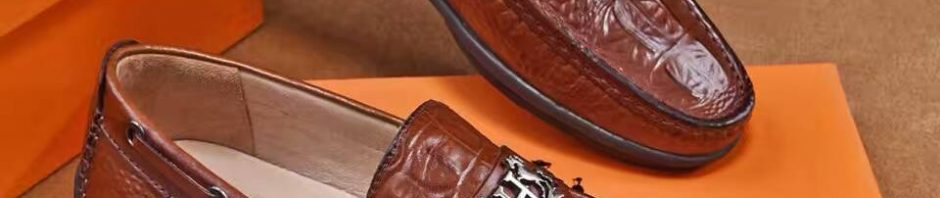 Mocassim Couro Hermes