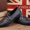 Mocassim de Couro Emporio Armani