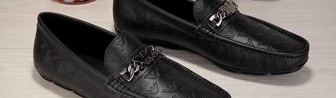 Mocassim de Couro Emporio Armani