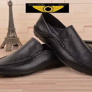 Mocassim de Couro Emporio Armani