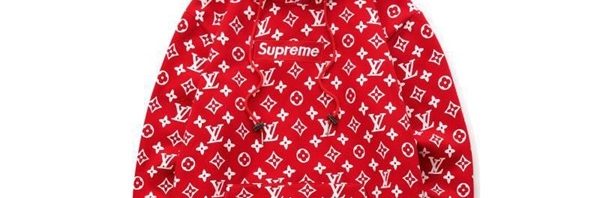 Moletom Louis Vuitton x Supreme