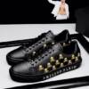 Philipp Plein Tênis de couro Philipp Plein