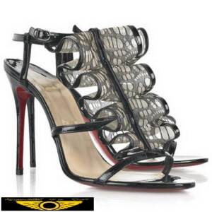 Sandália Christian Louboutin Fortitia 10cm. coleção 2019