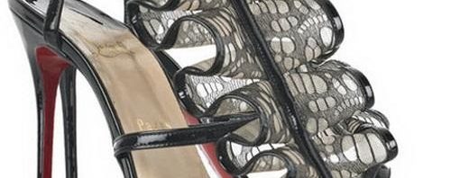 Sandália Christian Louboutin Fortitia 10cm. coleção 2019