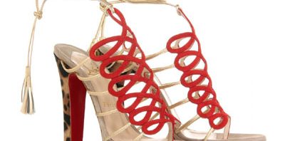 Sandália Couro Christian Louboutin