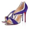 Sandália Couro Christian Louboutin 10cm.