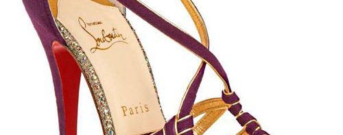 Sandália Couro Christian Louboutin