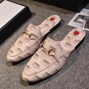 Sandália Mule chinelo slipper couro Gucci