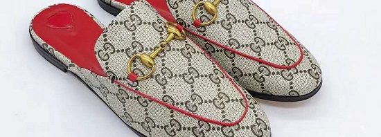 Sandália Mule chinelo slipper couro Gucci