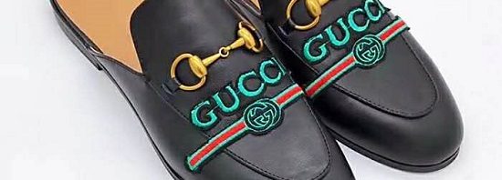 Sandália Mule chinelo slipper couro Gucci