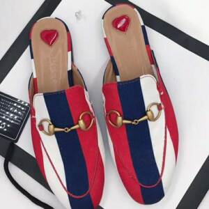 Sandália Mule chinelo slipper couro Gucci