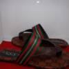 Sandália de couro Gucci