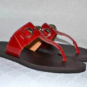 Sandália de couro Gucci