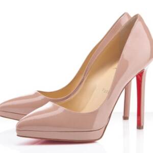 Sapato Christian Louboutin Pigalle Plato meia pata 12cm.