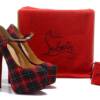 Sapato Christian Louboutin meia pata 16cm.