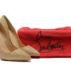 Sapato Salto Alto Dourado Christian Louboutin