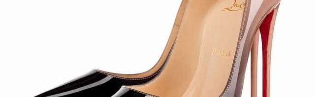 Sapato Salto 12cm. So Kate Preto/Nude Christian Louboutin