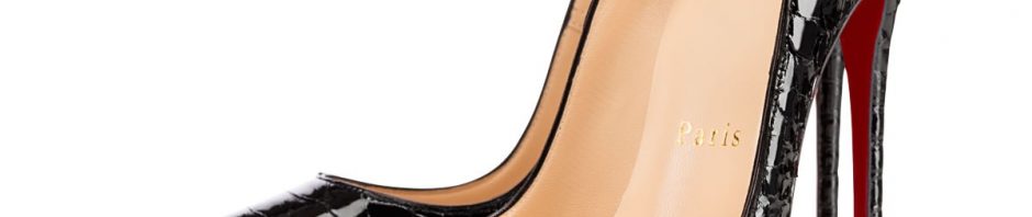 Sapato Salto 12cm. So Kate Python Christian Louboutin