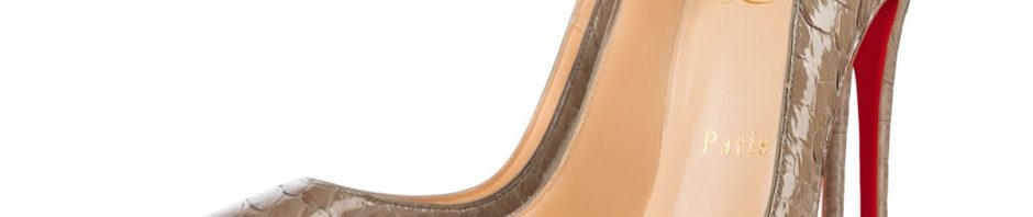 Sapato Salto Alto 12cm. So Kate Python Christian Louboutin