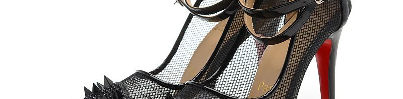 Sapato Salto Alto Preto Couro Christian Louboutin