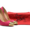 Sapato de Salto 12 cm.Couro Christian Louboutin