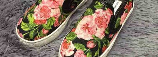 Sapatênis Floral Infantil Dolce&Gabbana