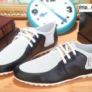 Sapatênis de Couro Masculino Hermes