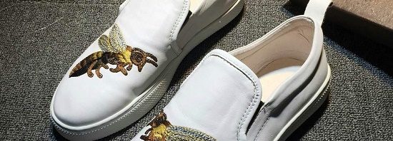 Sapatênis masc. de couro Gucci