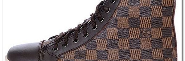 Tênis Cano Alto Couro Louis Vuitton