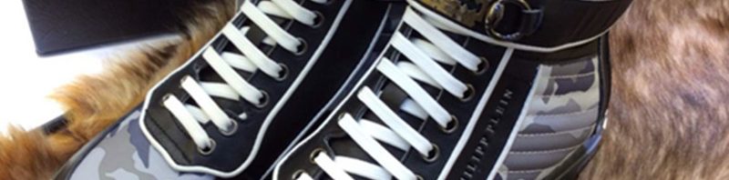 Tênis Cano Alto Couro Philipp Plein(Pronta Entrega)