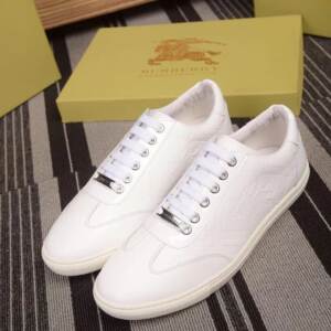 Tênis Couro Branco Burberry