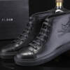 Tênis Couro Cano Alto Philipp Plein