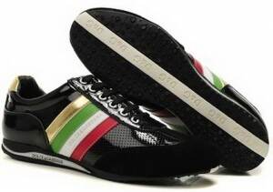 Tênis Couro Masc. Dolce&Gabbana