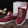 Tênis Couro Nobuck Versace